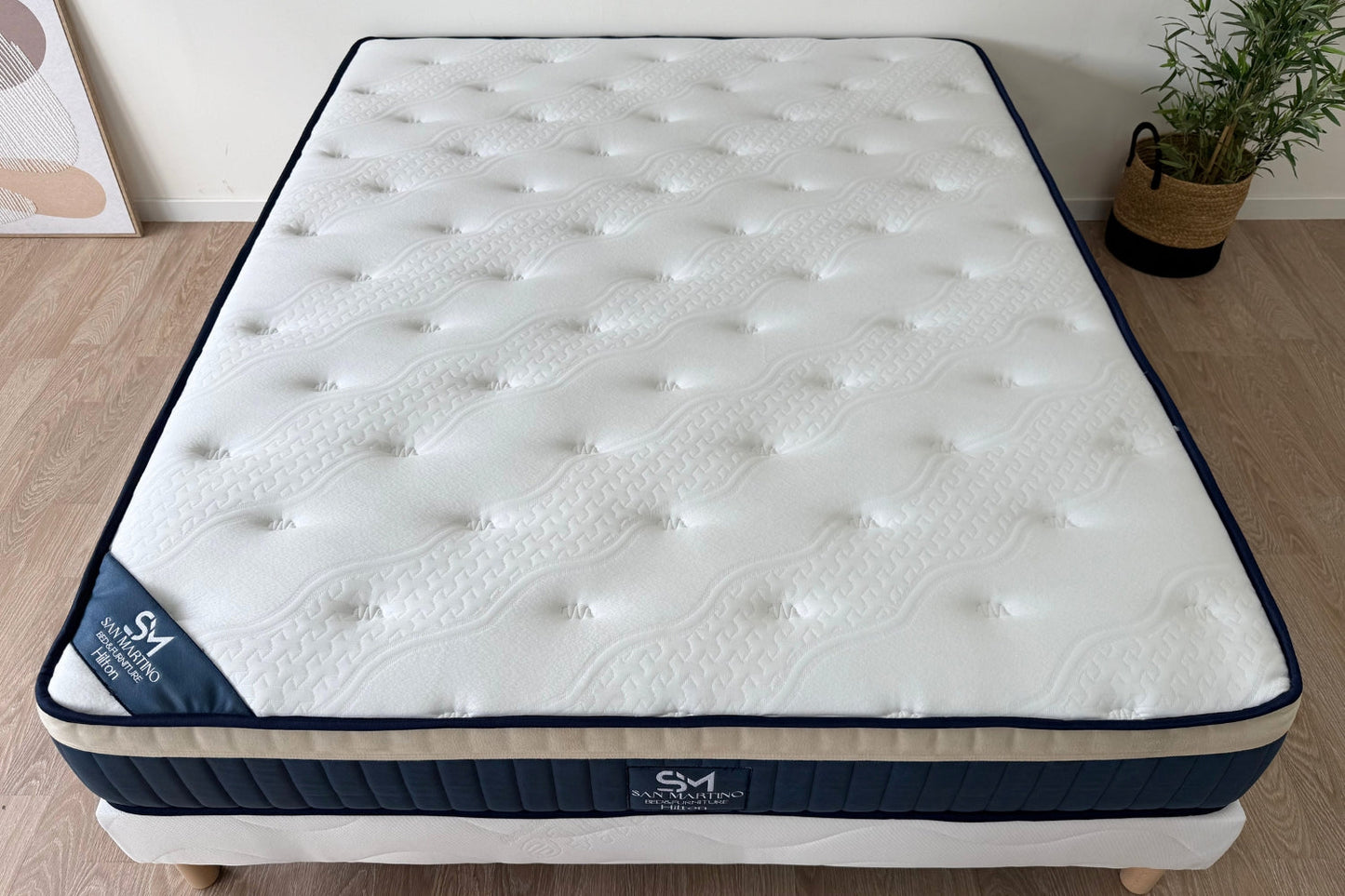 Matelas HILTON Mousse : 140x190 – 160x200 – 180x200 - Épaisseur 25 cm